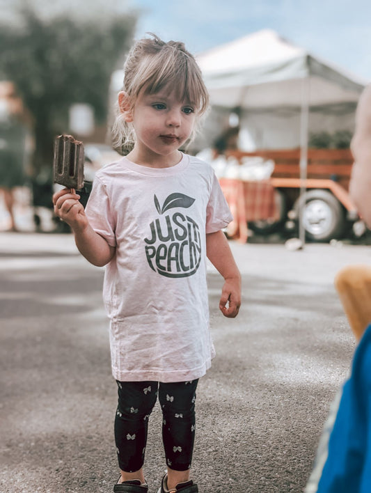 Just Peachy Kids T-Shirt-Pink