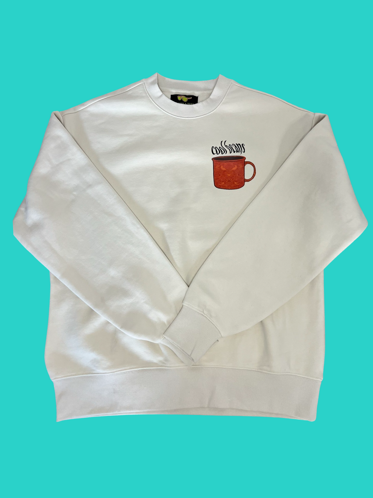 Cool Beans Sweater-Beige