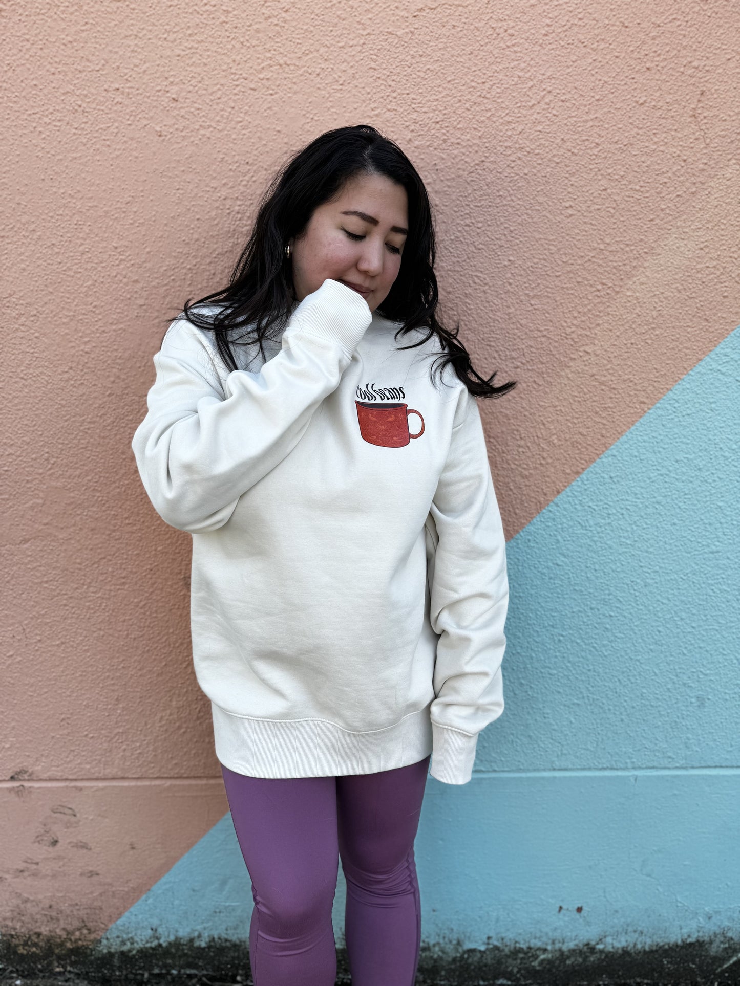 Cool Beans Sweater-Beige