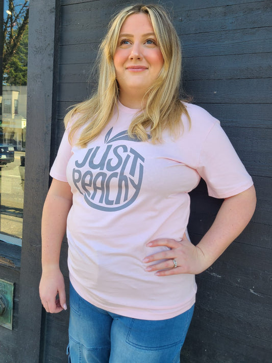 Just Peachy T-Shirt- Pink