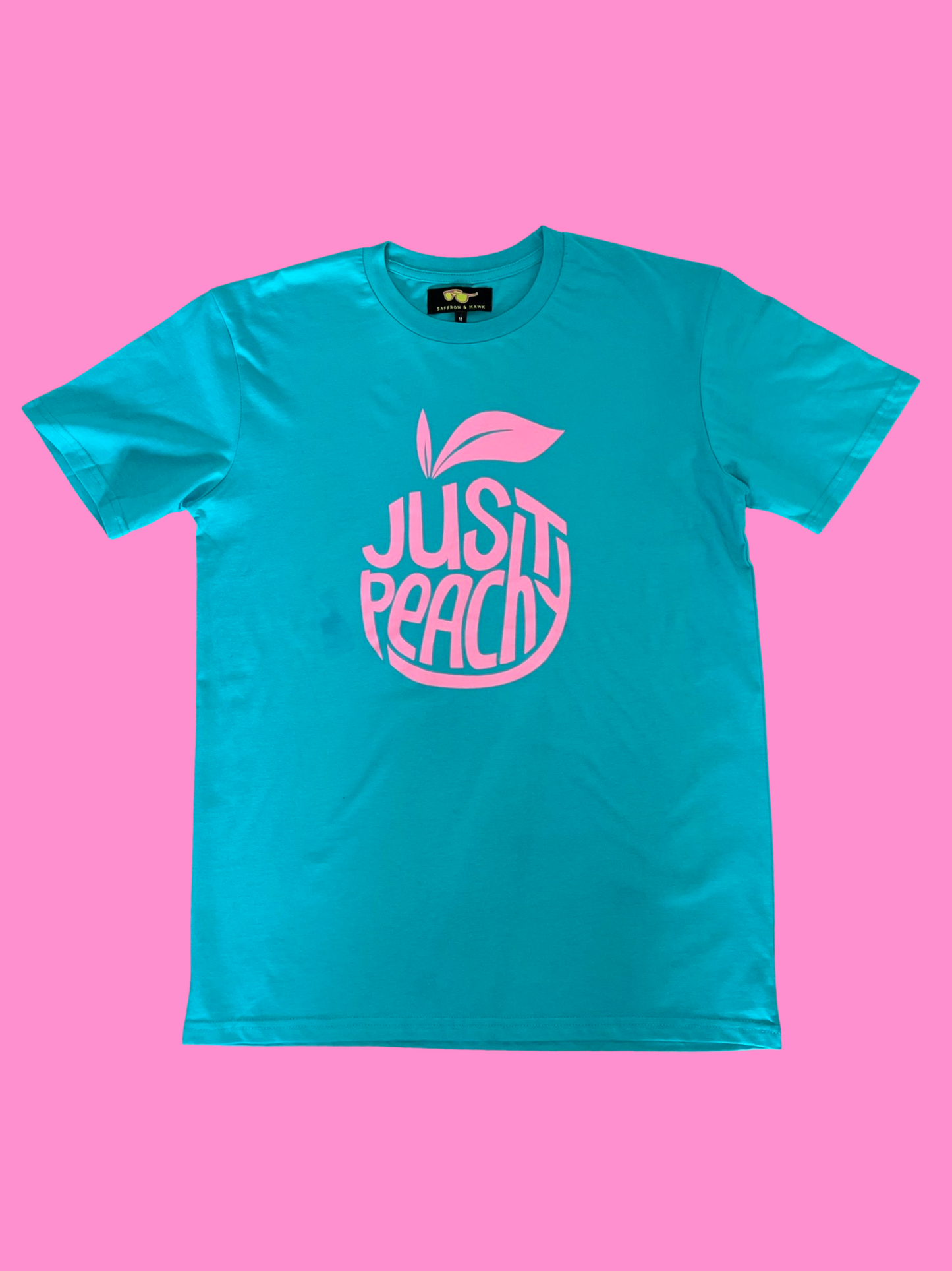 Just Peachy T-Shirt- Teal