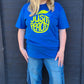 Just Peachy T-Shirt- Bright Royal